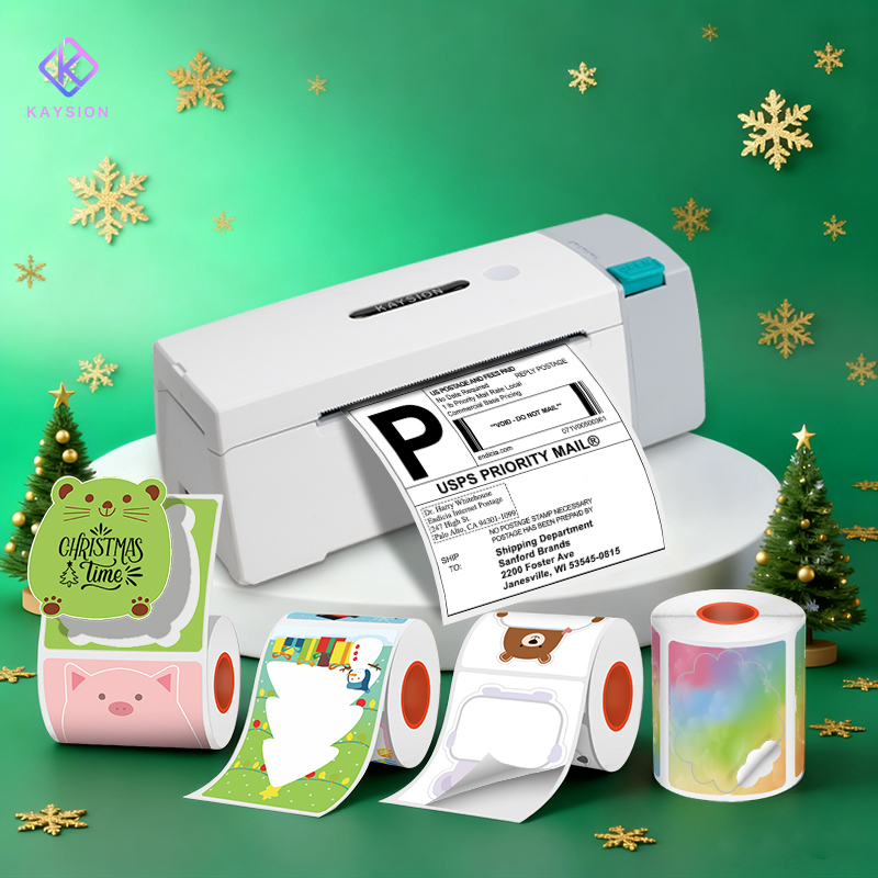 Commercial Printing And Mailing - KAYSION 열전사 배송 라벨 프린터 휴대용