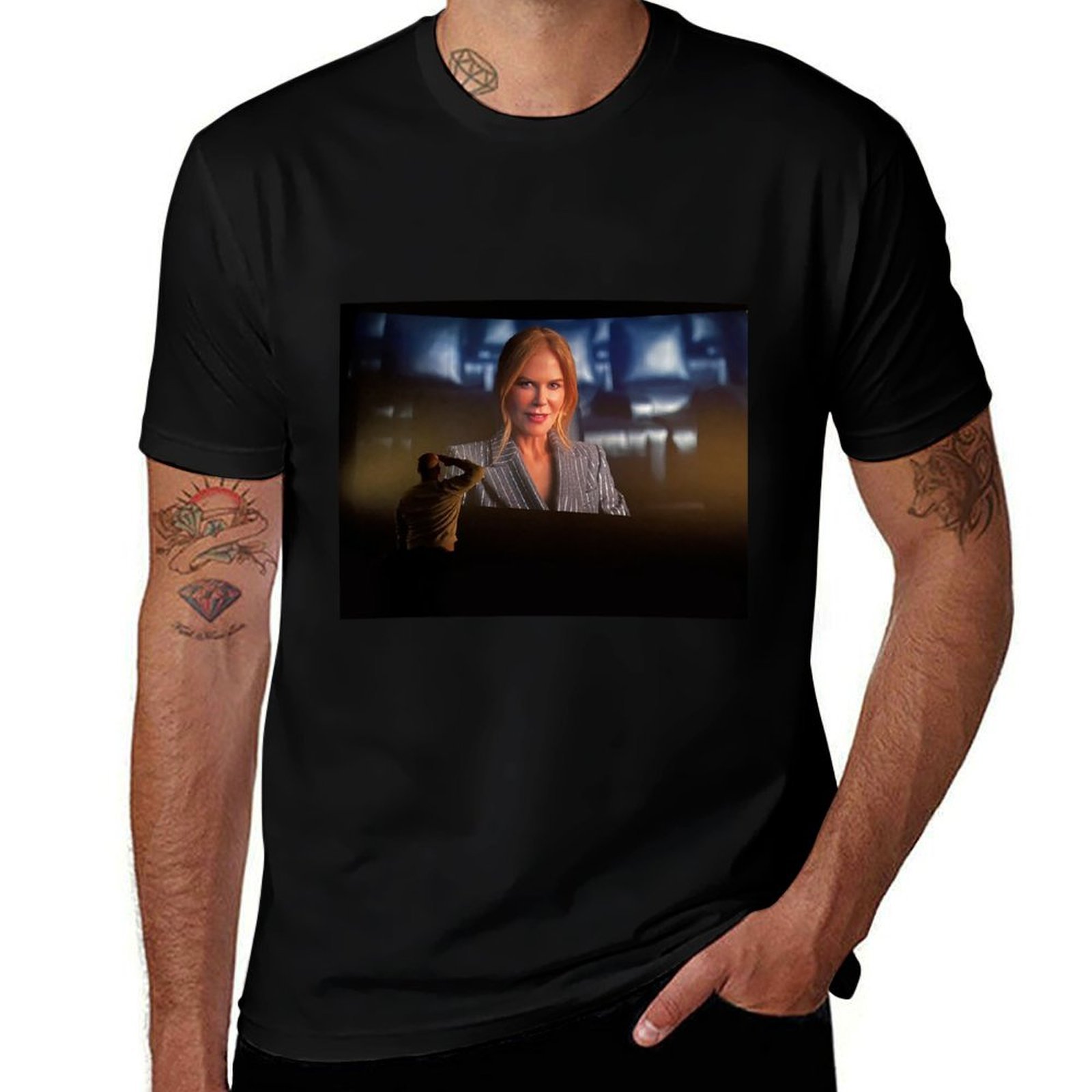 Commercial Shirt Printing - 니콜 키드먼에게 인사하는 남자 AMC 광고