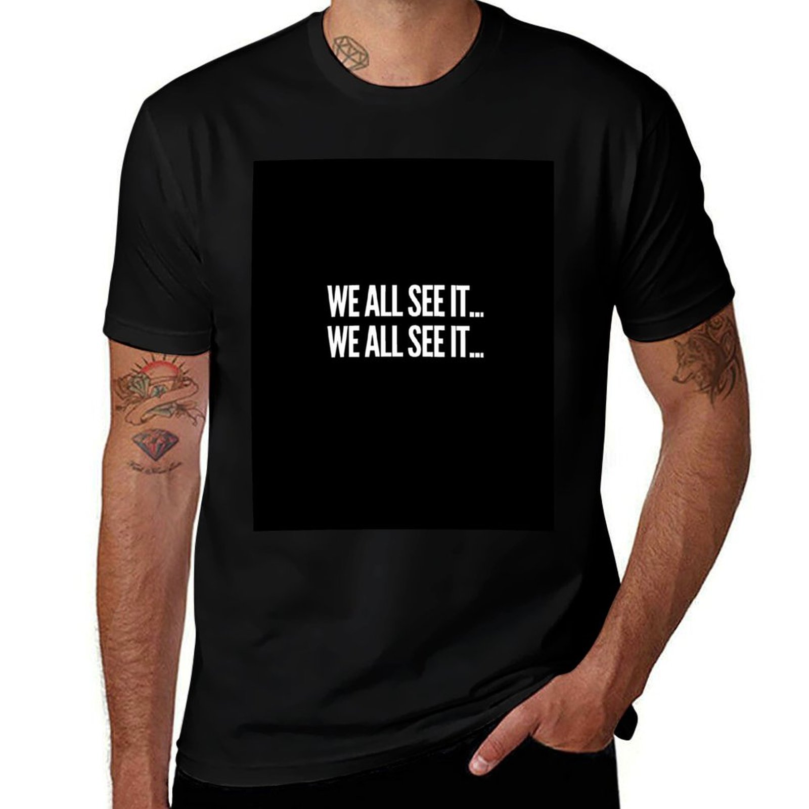 Commercial Shirt Printing - 우리 모두 그것을 보고 있어... 우리