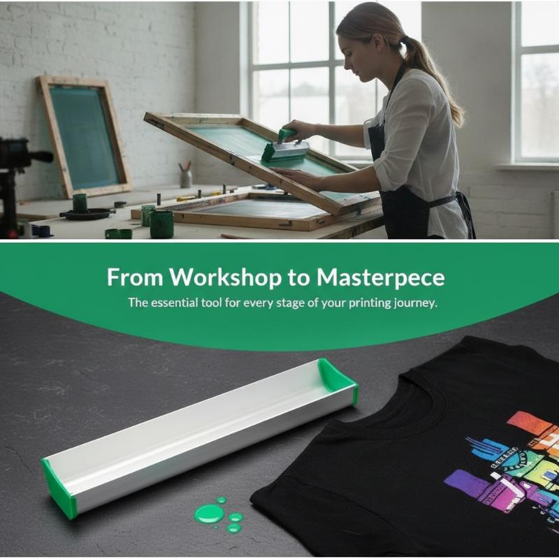 실크 스크린 인쇄 스퀴지, 내식성 알루미늄 에멀션 스쿱 - Screen Printing Squeegee 리뷰 및 가격
